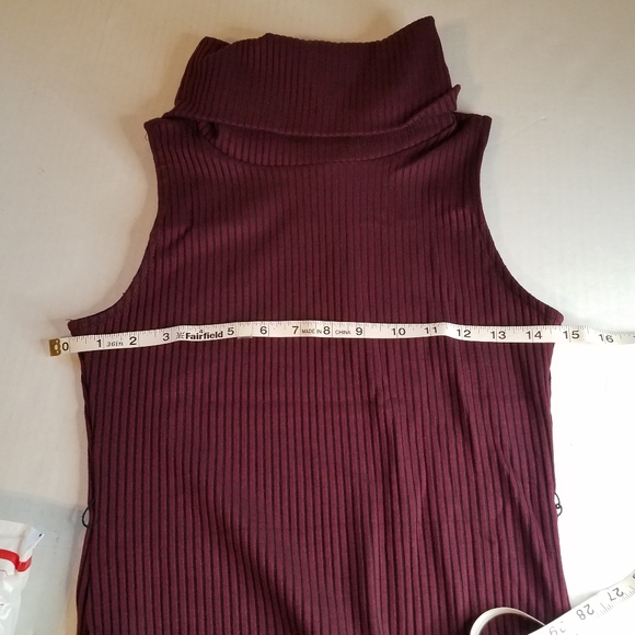 Forever 21 turtle neck sheeveless dress A43 - Picture 7 of 7
